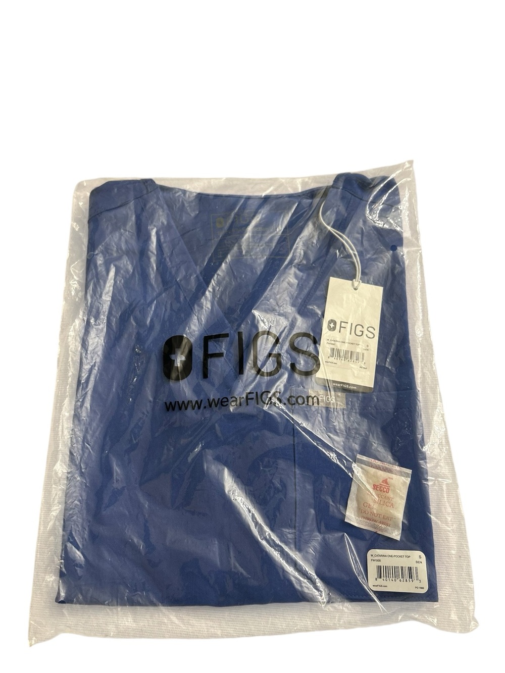 Figs Women’s Catarina Scrub Top Limited Edition Denim Color Size Small PO 1660